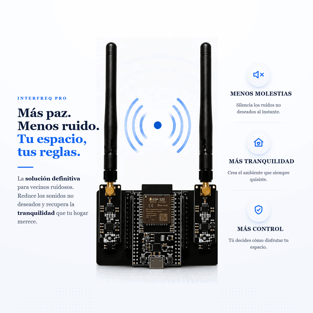 InterFreq Pro — La solución para vecinos ruidosos